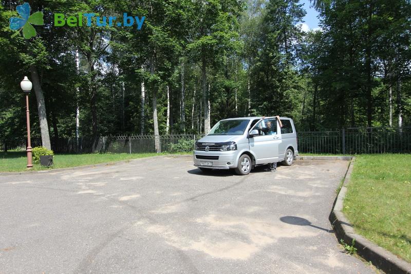 Rest in Belarus - recreation center Bodrost - Parking lot