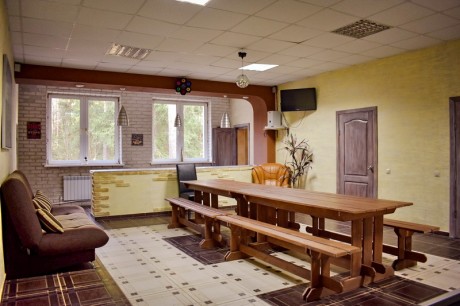8-месны, банкетная хата з саунай